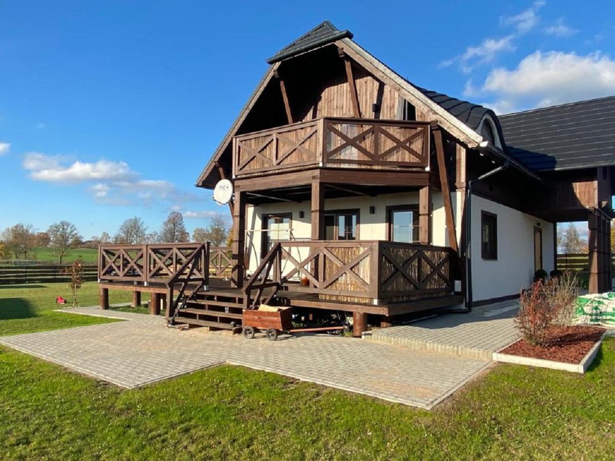 Mazurska Osada Nad Jeziorem Orzysz Skomack Wielki Bagian luar foto