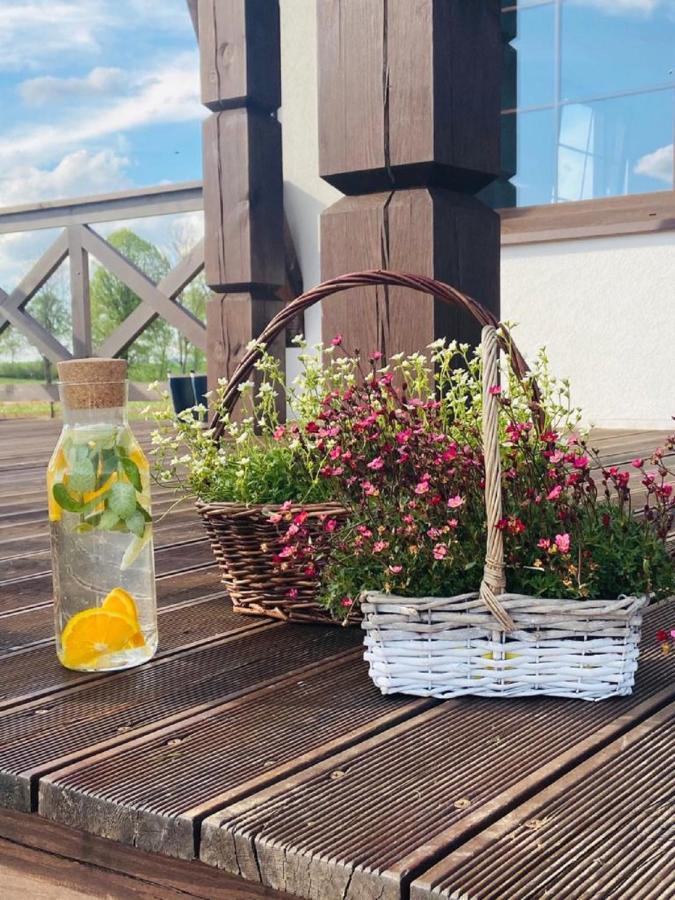 Mazurska Osada Nad Jeziorem Orzysz Skomack Wielki Bagian luar foto