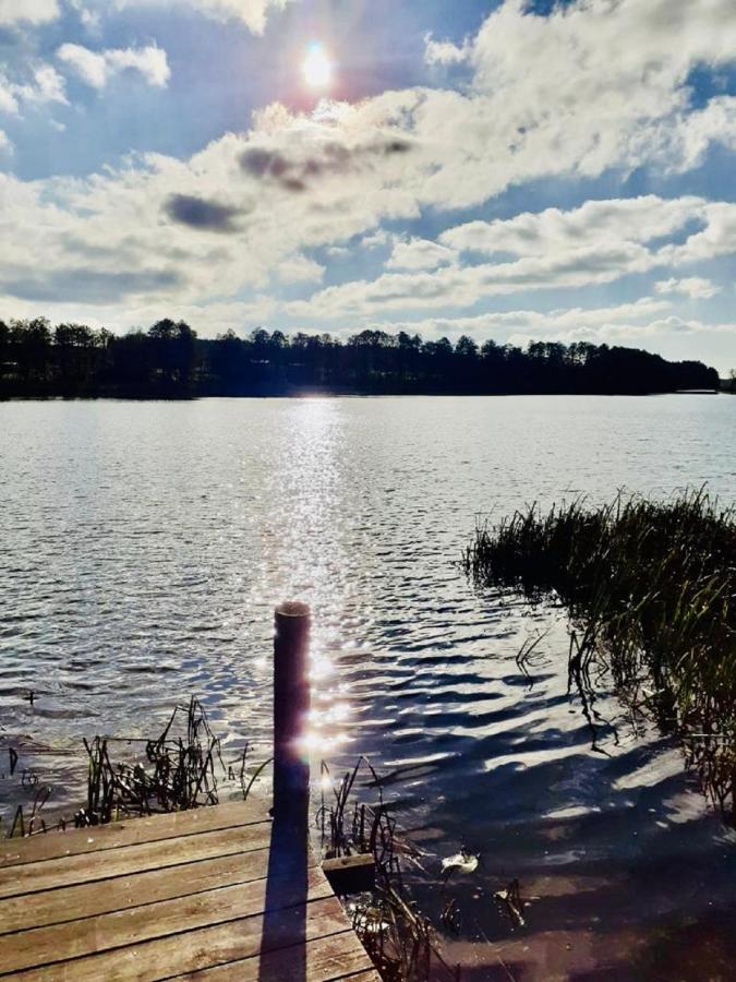 Mazurska Osada Nad Jeziorem Orzysz Skomack Wielki Bagian luar foto