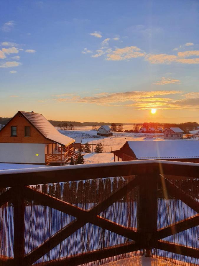 Mazurska Osada Nad Jeziorem Orzysz Skomack Wielki Bagian luar foto